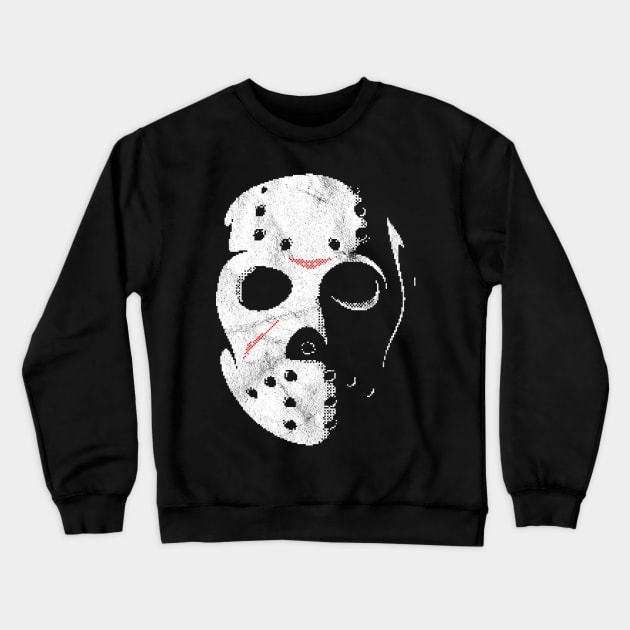 halloween masks (variant) Crewneck Sweatshirt by Pixelwave